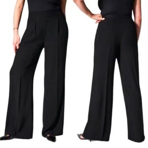 SPANX Carefree Crepe Pleated Trouser NWT